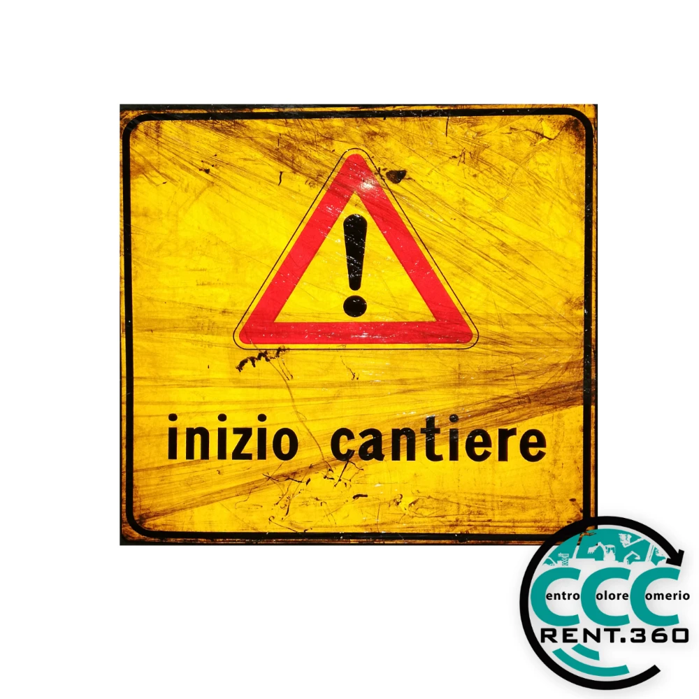 Cartello Stradale Trasportabile inizio lavori Cantieri